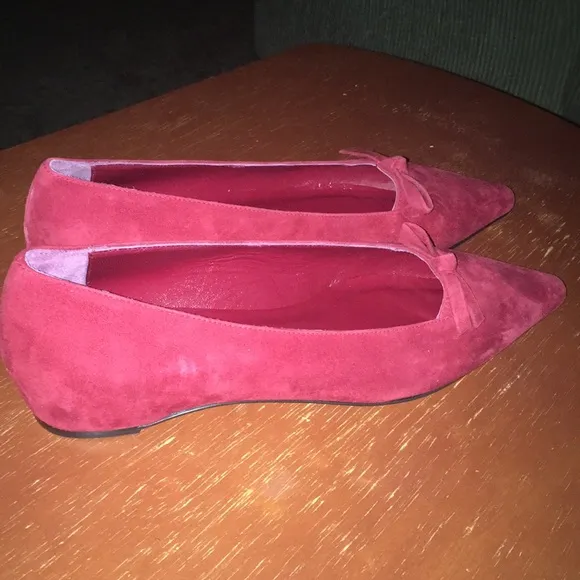 - Isaac Mizrani made in italy red suede NWT shoes