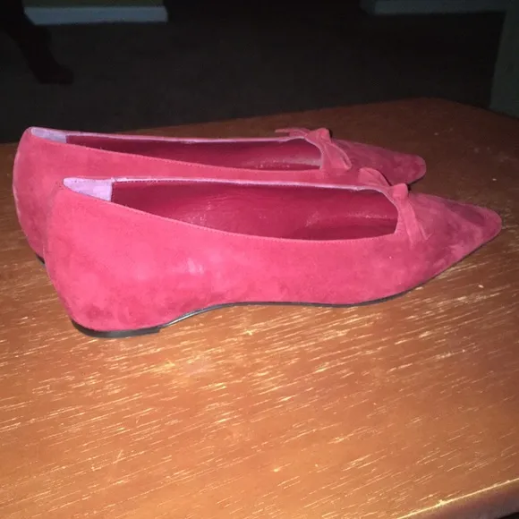 - Isaac Mizrani made in italy red suede NWT shoes