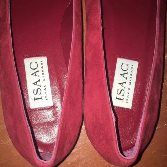 - Isaac Mizrani made in italy red suede NWT shoes