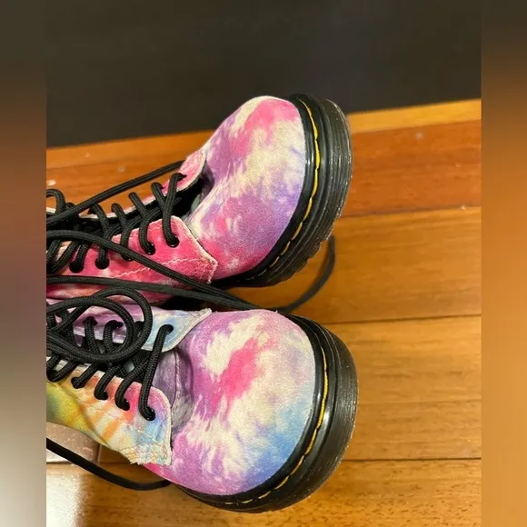 1. DR MARTENS 1460 TIE DYE BOOTS