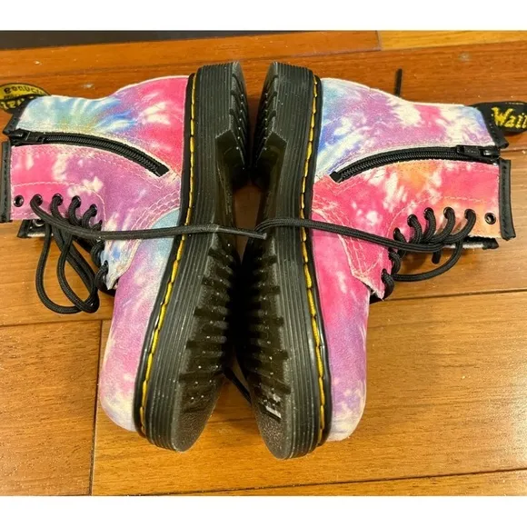 1. DR MARTENS 1460 TIE DYE BOOTS