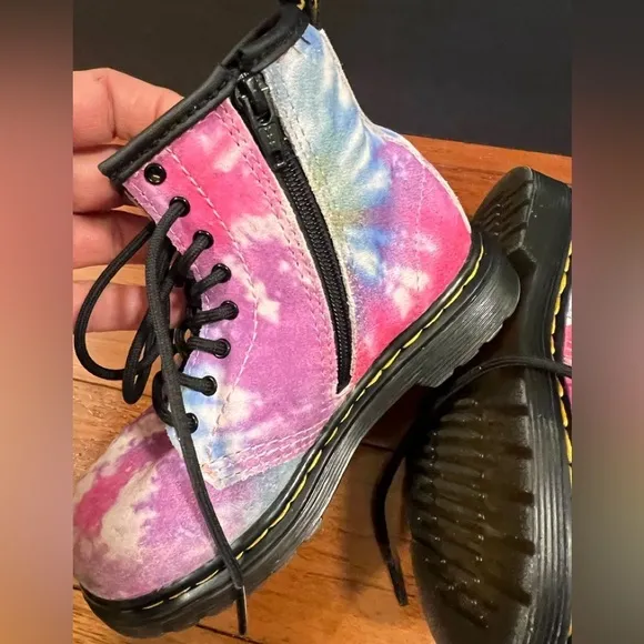 1. DR MARTENS 1460 TIE DYE BOOTS