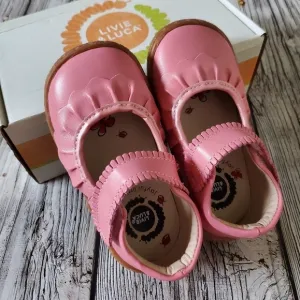 10 US Livie and Luca Girls Ruche Mary Jane Shoes Genuine &amp; Vegan Leather NIB