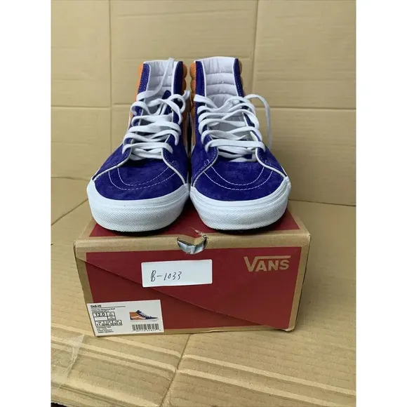 1033-Vans SK81Hi-Black/Apricot/Buff-US 12 Mens