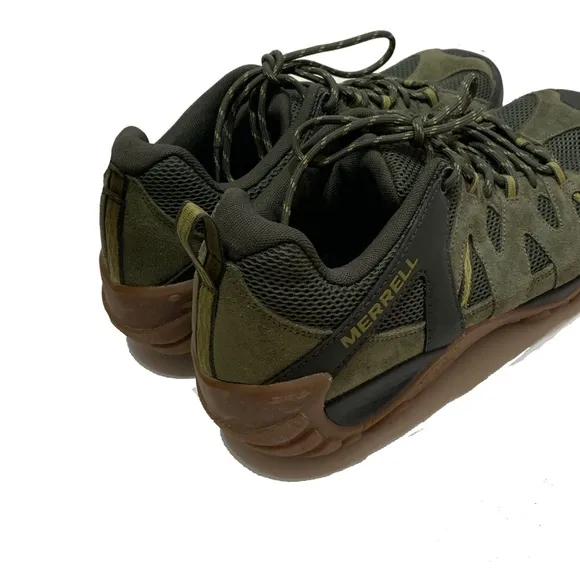 11.5 / Merrell Men's Green Hiking Shoes
