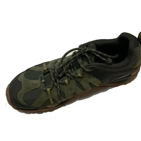 11.5 / Merrell Men's Green Hiking Shoes