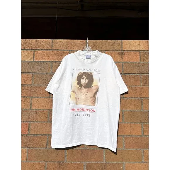 1999 The Doors Jim Morrison An American Poet Tribute 90s Vintage Band Tee Shirt
