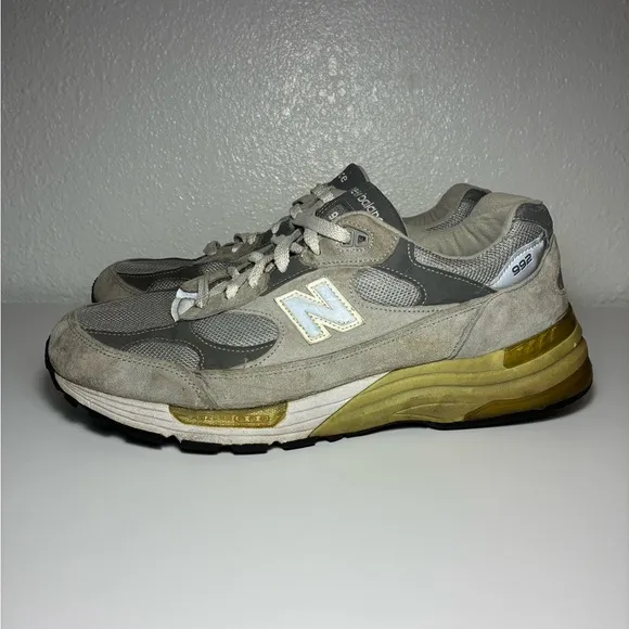 2007 Vintage New Balance 992 MADE IN USA RARE Classic Grey M992GL Mens Size 10.5
