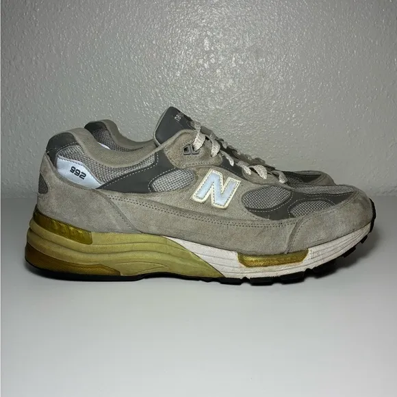 2007 Vintage New Balance 992 MADE IN USA RARE Classic Grey M992GL Mens Size 10.5