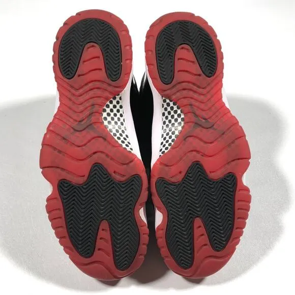 2019 Jordan 11 Retro High Playoffs Bred Sneakers Shoes Pre Owned With Box