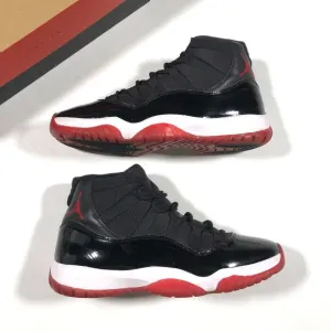 2019 Jordan 11 Retro High Playoffs Bred Sneakers Shoes Pre Owned With Box