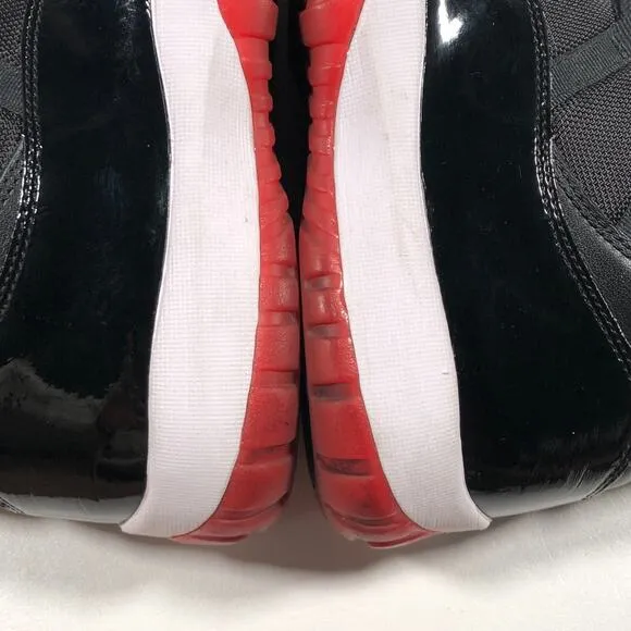 2019 Jordan 11 Retro High Playoffs Bred Sneakers Shoes Pre Owned With Box