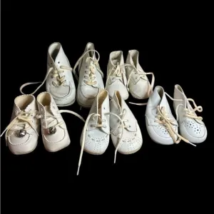 5 pair of shoes all different size 1- buster brown 1- stride rite no sure what s