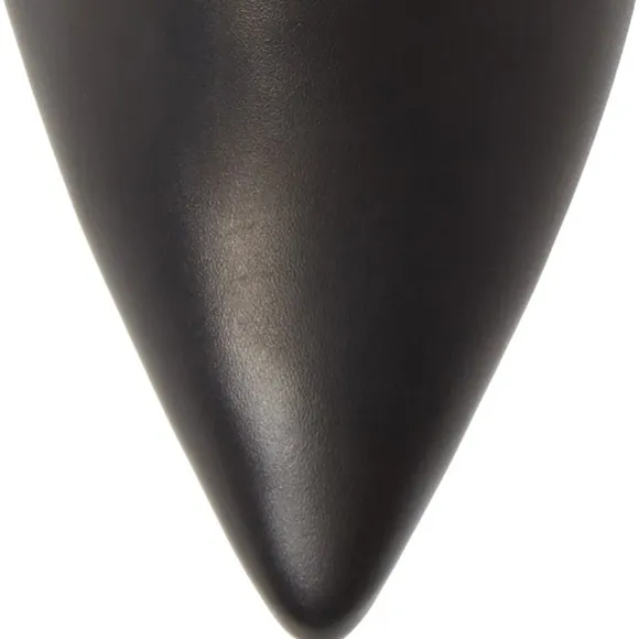 $520 NEW Mercedes Castillo Black Leather Sock Boots IT39/US9