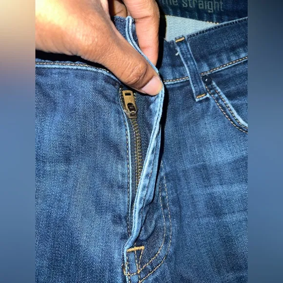 7 for All Mankind Lux Performance The Straight Men's Blue Jeans size 36