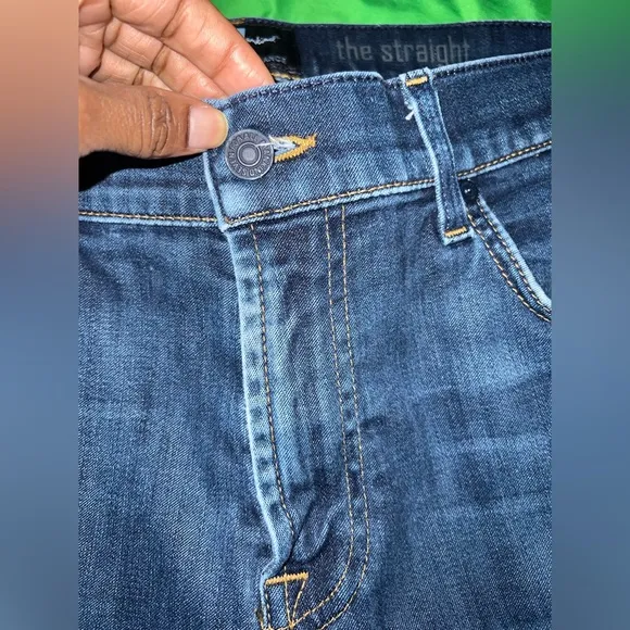 7 for All Mankind Lux Performance The Straight Men's Blue Jeans size 36