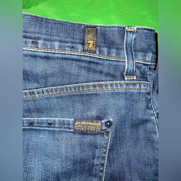 7 for All Mankind Lux Performance The Straight Men's Blue Jeans size 36