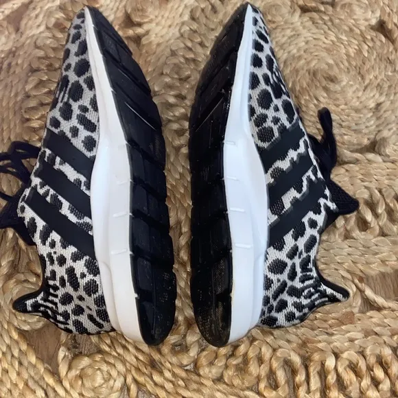 Adidas 9 Women's Black and White Sneakers