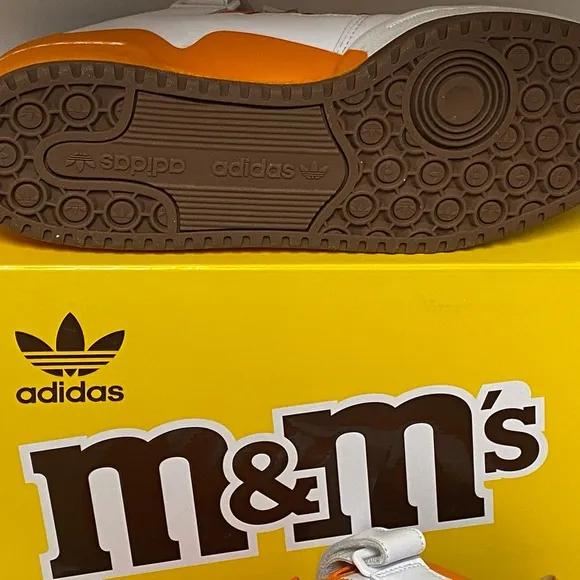 Adidas Adidas Originals Forum Low 84 x M&amp;M's Men's Shoes SZ 9 NEW WITH  BOX