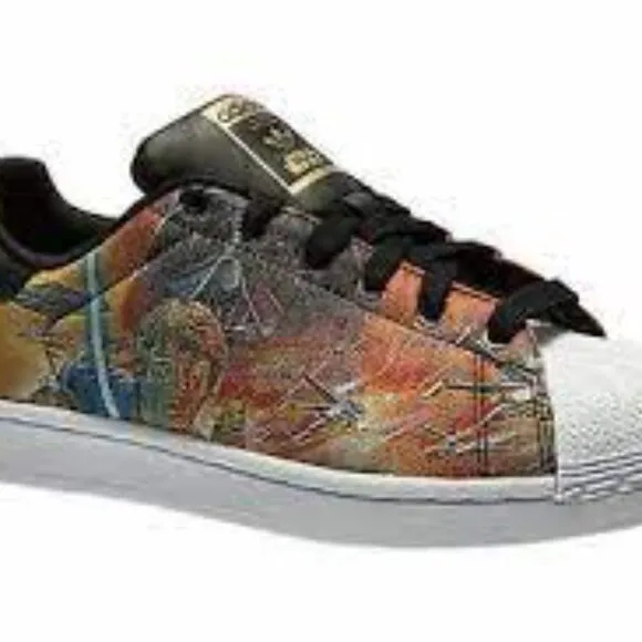 ADIDAS &quot;The Force Awakens&quot; Originals Superstar Star Wars J Sneakers  Junior 6.5M