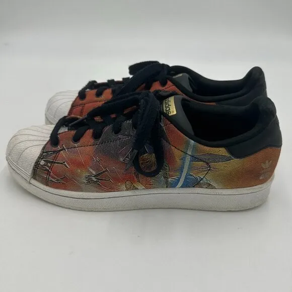 ADIDAS &quot;The Force Awakens&quot; Originals Superstar Star Wars J Sneakers  Junior 6.5M