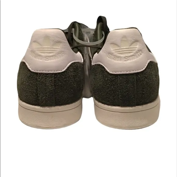 Adidas and Stan Smith Suede Olive Green Sneakers