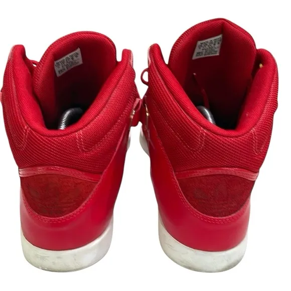 Adidas AR 2.0 Mid Suede Sneakers Red White SZ 12