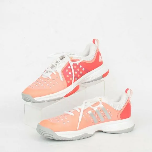 Adidas Barricade Classic Bounce Adituff Red Sneaker Tennis Shoes Womens 8.5 Pink