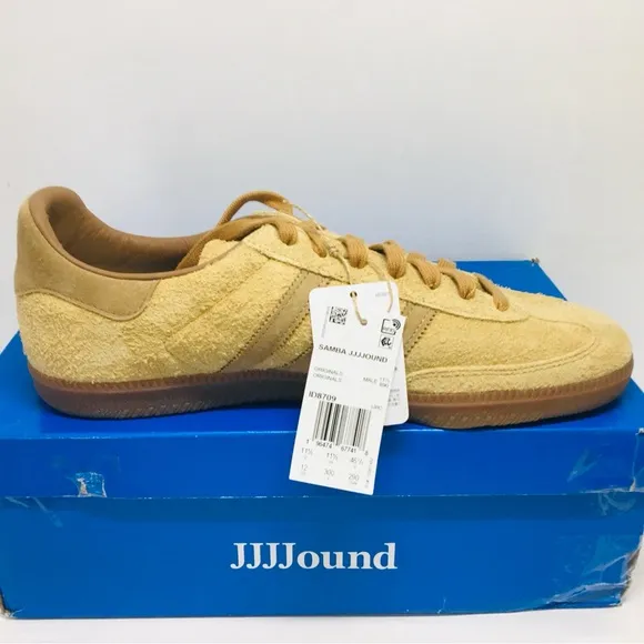adidas Beige Suede Athletic Shoes