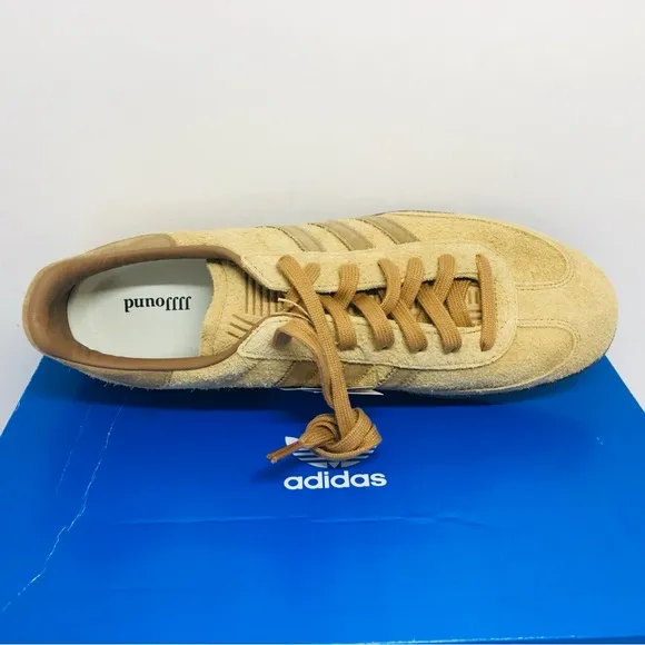 adidas Beige Suede Athletic Shoes