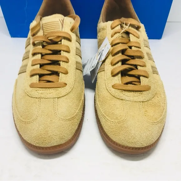 adidas Beige Suede Athletic Shoes