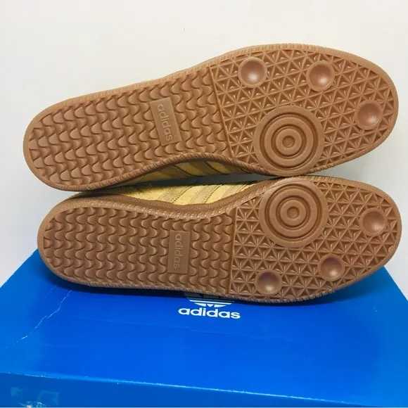 adidas Beige Suede Athletic Shoes