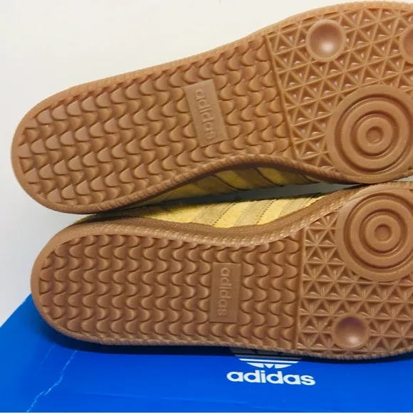 adidas Beige Suede Athletic Shoes