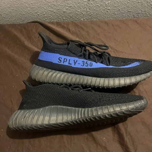 adidas Black and Blue Athletic Shoes