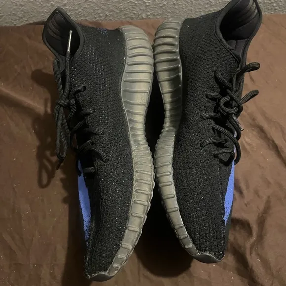 adidas Black and Blue Athletic Shoes