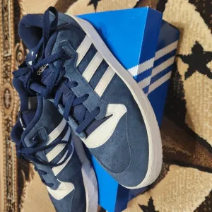 Adidas Blue Suede Sneakers