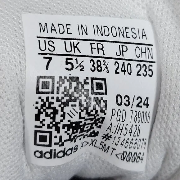 Adidas Breaknet Sleek Sneakers Womens 7 White Black 3 Stripes Athletic Shoes New