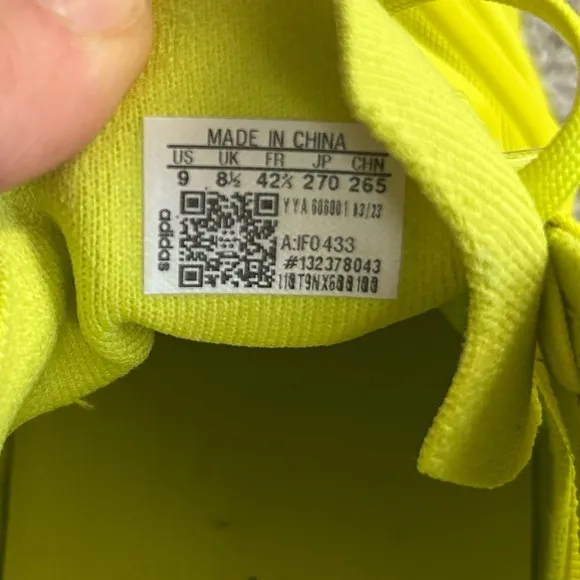 Adidas by Stella McCartney X Ultraboost 23 'SHOCK SLIME' Speed Running Shoes