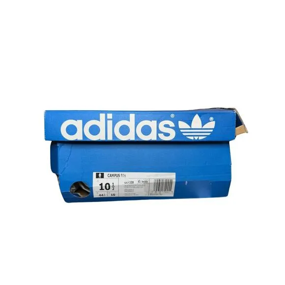 Adidas Campus GX7330 Size 10.5 - Black/Silver - New in Box