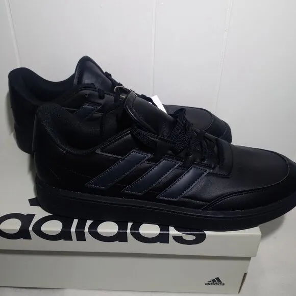 Adidas Courtblock Mens Size 12.0 Classic Fashion Sneakers Trainers IF6449 Black