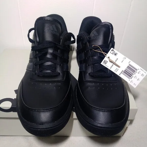 Adidas Courtblock Mens Size 12.0 Classic Fashion Sneakers Trainers IF6449 Black