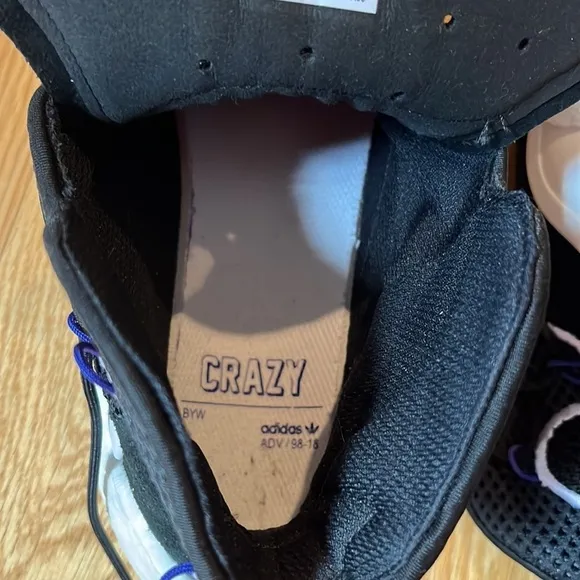 Adidas Crazy BYW LVL 1 Basketball Sneaker Sz 8