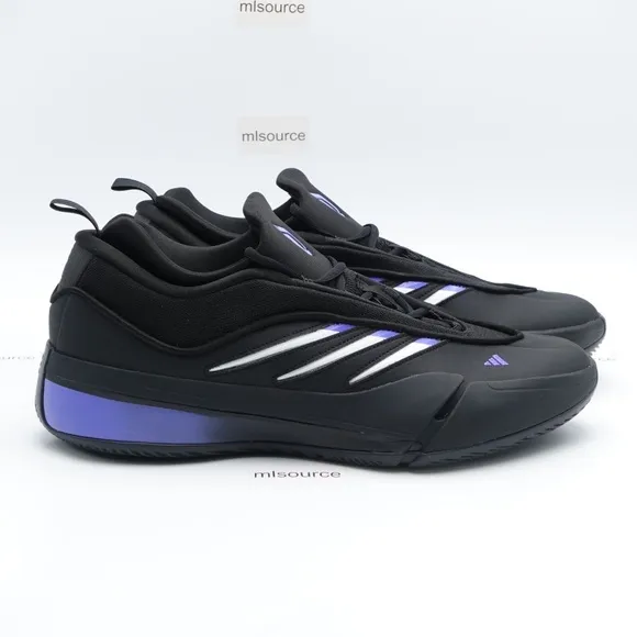 adidas Dame 9 Basketball Shoes JI1938 Black/Cloud White/Blue