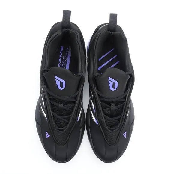 adidas Dame 9 Basketball Shoes JI1938 Black/Cloud White/Blue