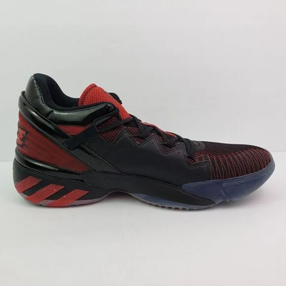 Adidas DON Issue 2 Louisville Cardinals Mens Size 18 Red Black Basketball Shoes