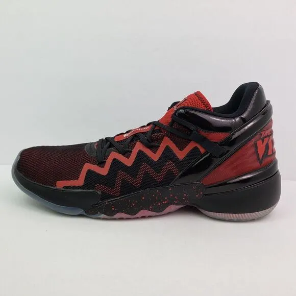 Adidas DON Issue 2 Louisville Cardinals Mens Size 18 Red Black Basketball Shoes