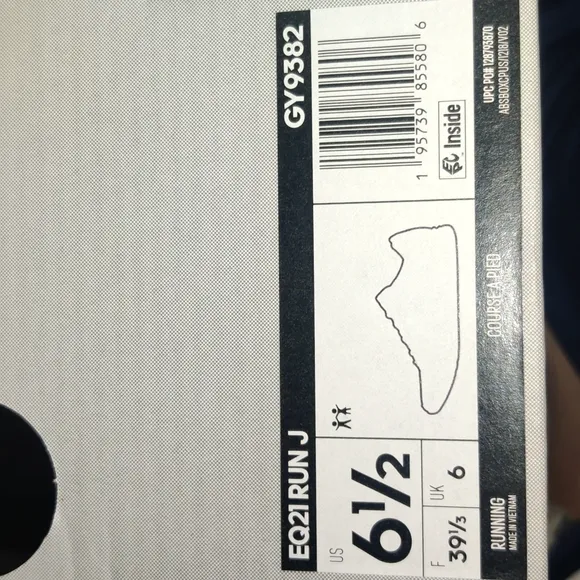 adidas EQ21 J Grade School Kids' Running Shoes size 6.5Y