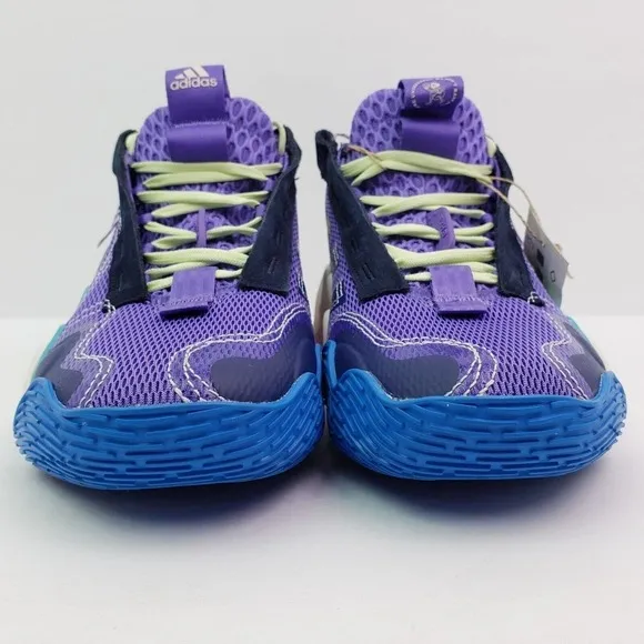 Adidas Exhibit B Hoop City Candace Parker Womens Size 6.5 Purple Basketball Shoe