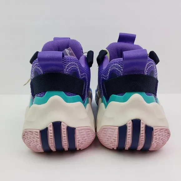 Adidas Exhibit B Hoop City Candace Parker Womens Size 6.5 Purple Basketball Shoe