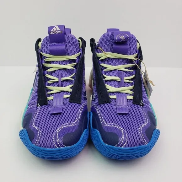 Adidas Exhibit B Hoop City Candace Parker Womens Size 6.5 Purple Basketball Shoe